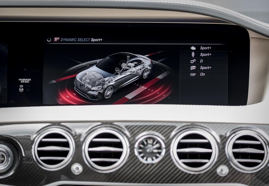 Панель приборов Mercedes-AMG S63 4Matic+ Lang 2017 года  (WW) (фото 49 из 105)